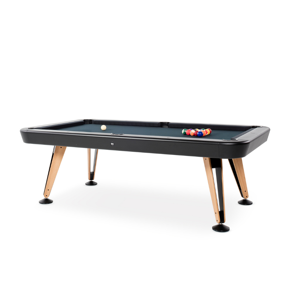 Diagonal Design indoor Pool Table 7ft or 8ft by RS Barcelona - luxebackyard