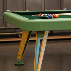 Diagonal Design indoor Pool Table 7ft or 8ft by RS Barcelona - luxebackyard