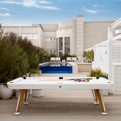 Diagonal Design Outdoor Pool Table 7ft or 8ft by RS Barcelona
