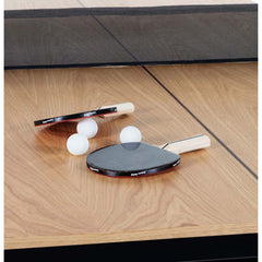You and Me "Standard" Modern Ping Pong Table - Black by RS BARCELONA - luxebackyard