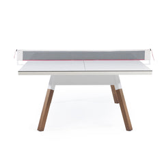 You and Me "Small" Modern Ping Pong Table - White by RS BARCELONA - RS BARCELONA - luxebackyard