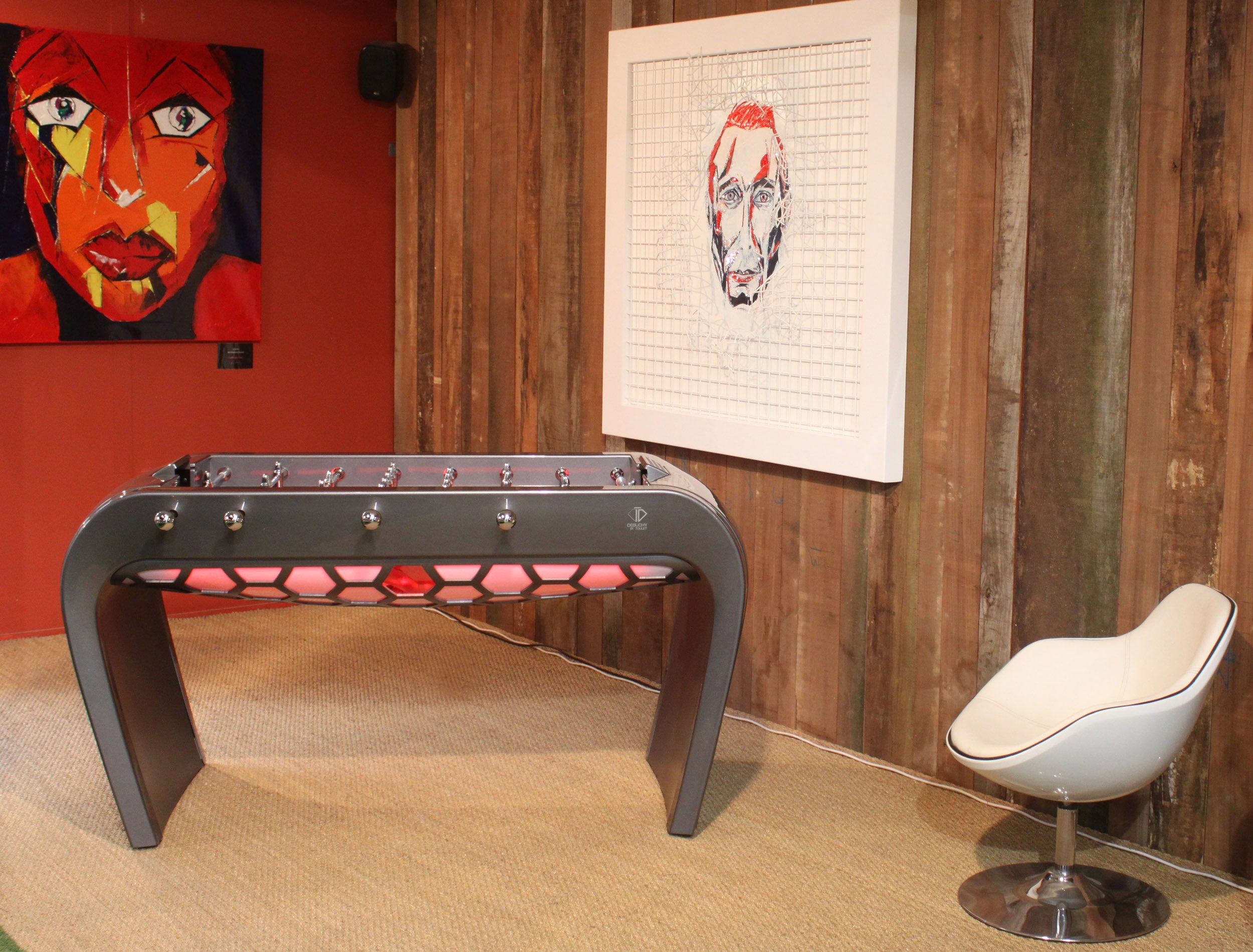 The Blackball - Design Foosball table - Debuchy by TOULET - Debuchy by Toulet - luxebackyard