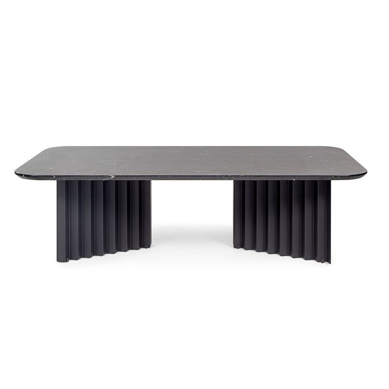 RS Barcelona Plec Coffee Table, Black, Large, Steel - RS BARCELONA - luxebackyard